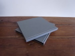 フォトアルバム 四角 グレー 全2冊