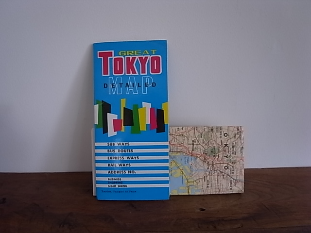 英語　TOKYO MAP　カバー付き