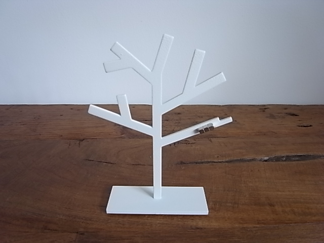 Blatterbaum ホワイトツリー カードホルダー マグネット3個付