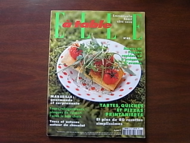 洋雑誌　ELLE a table