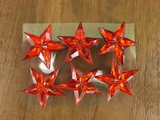 クリアスター マグネット レッド 6個セット 全2個