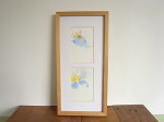ナチュラルWOOD　フォトフレーム　水彩画　D1.5