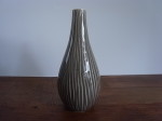 ONION 陶器 フラワーベース グレー