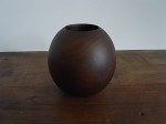 CONRAN 丸型 ウッドフラワーベース ブラウン 全2個