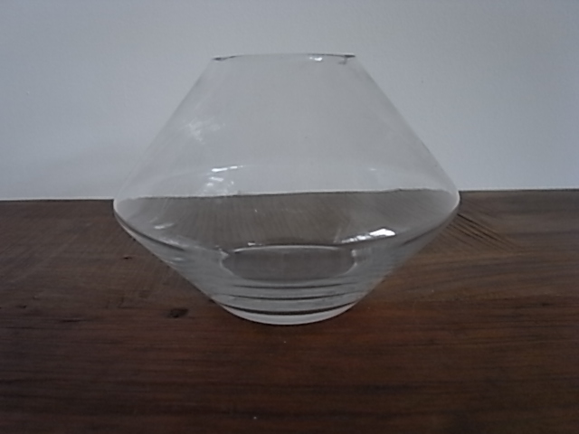 クリアガラス　 UFO型　 フラワーベース