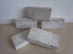白ペイント レンガブロック 全5個