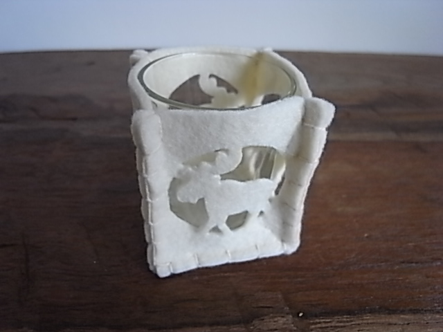 フェルトケース入り　 キャンドルスタンド