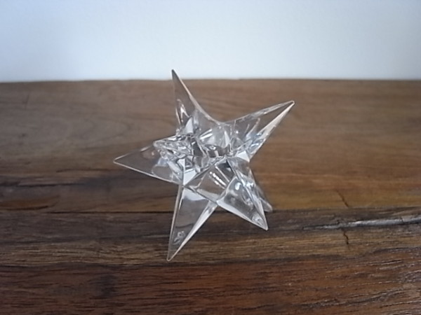 ローゼンタール　 キャンドルスタンド　 星型　カケ有