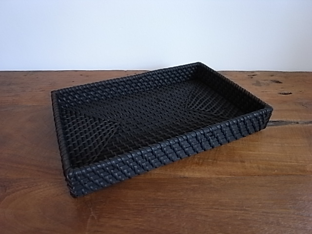 スクエアバスケット　 ラタン