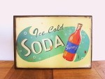 レトロ サインプレート　 SODA