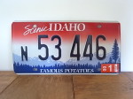 ナンバープレート　U・S・A IDAHO
