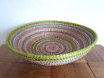 アフリカ ラウンドバスケット　 Handmade　L