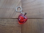 クリスタル リンゴキーホルダー