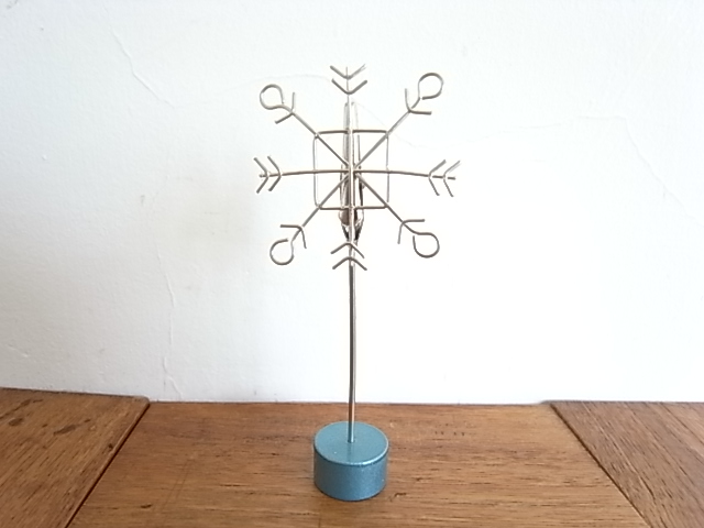 スクエアスノーモチーフ カードスタンド M