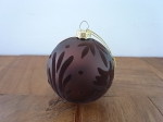 ボールオーナメント ベルベット模様