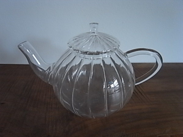 ガラス　 ロータスライン　 ティーポット