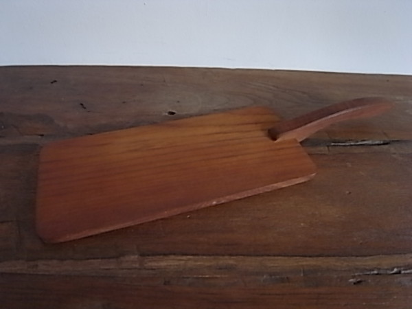 アンティークチークカッティングボード 取手付