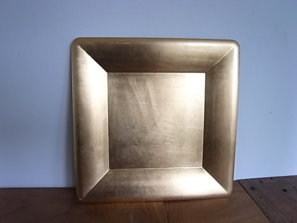 Caspari NewYork メラミントレイ　 ゴールド