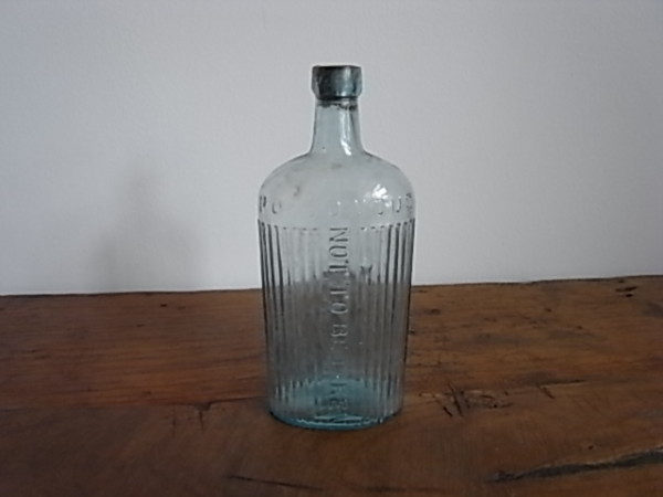 アンティークボトル　 縦ライン