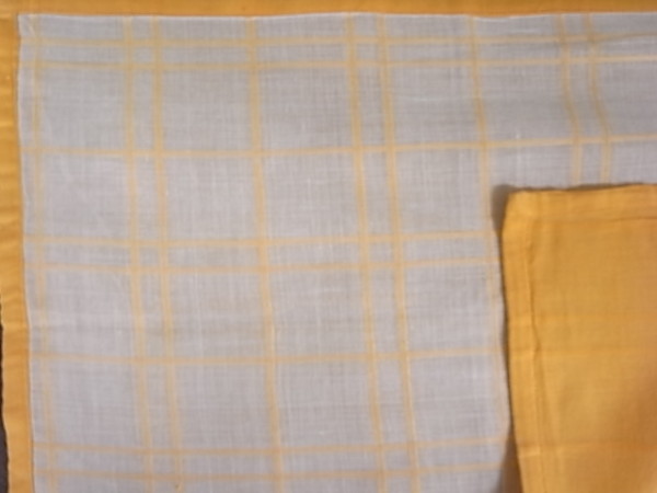 ランチョンマット　 格子柄
