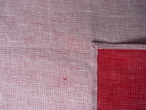 ランチョンマット 裏地赤