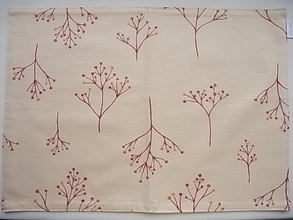 Fil et Cucire　 ランチョンマット　 小枝柄