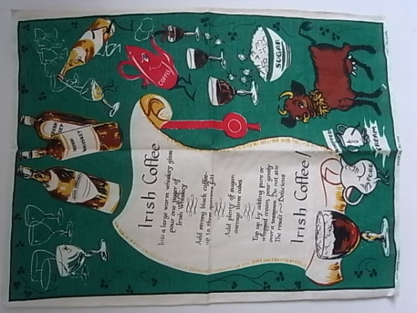 キッチンクロス Irish Coffeeイメージイラスト