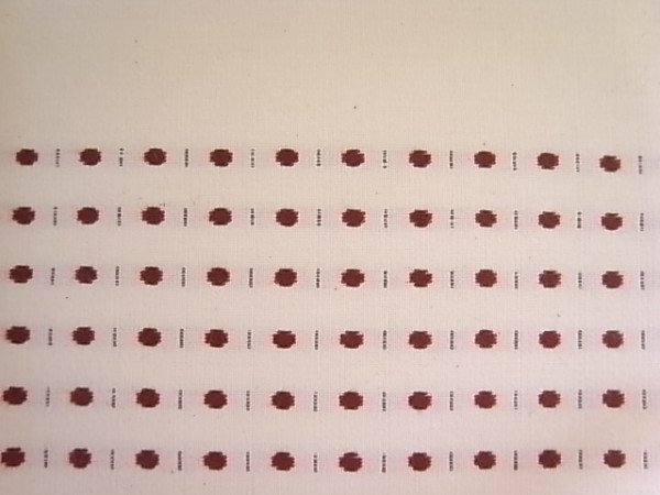 ランチョンマット ブラウンドット柄