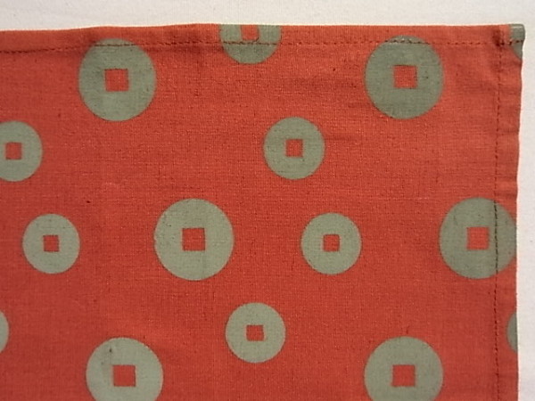 ミニ風呂敷　銭柄