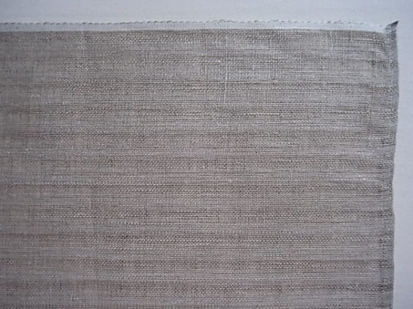 quatre saisons キッチンクロス 麻　すかしストライプ　