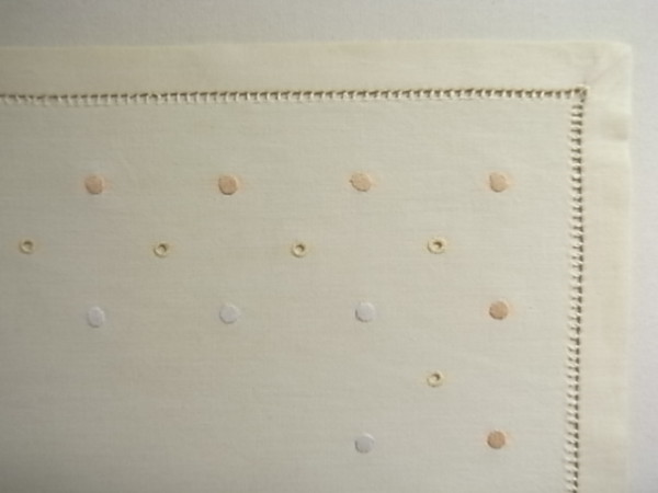 Afternoon Tea ランチョンマット ドット刺繍