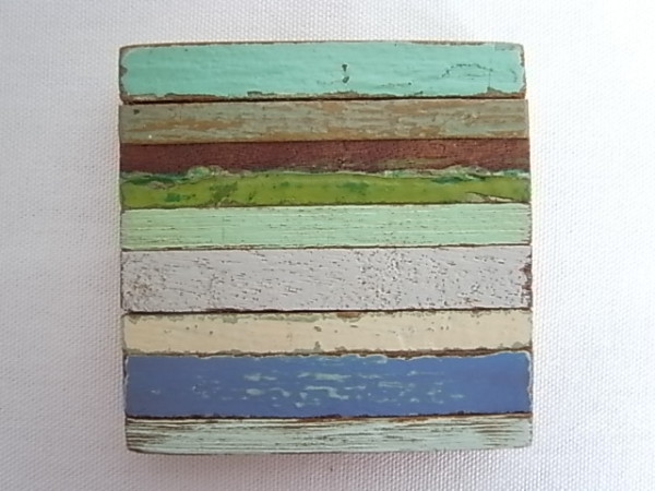 WOODコースター カラフルペイント