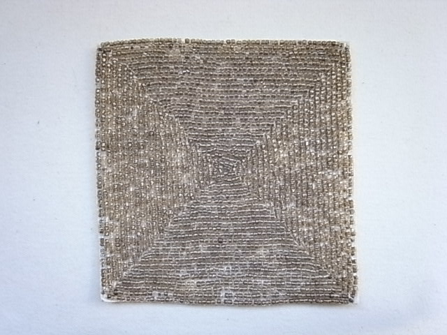 ビーズ スクエア コースター 全3枚