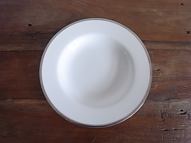 CONRAN シルバーリムスープ皿 φ23.5 全4枚