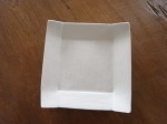 小皿 正方形 スジ入り 全2枚