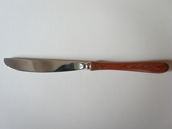 ディナーナイフ 持手WOOD マーブル