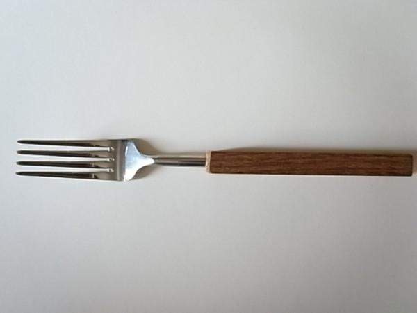 ディナーフォーク 持手スクエアWOOD 