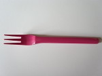 プラスチックフォーク ピンク
