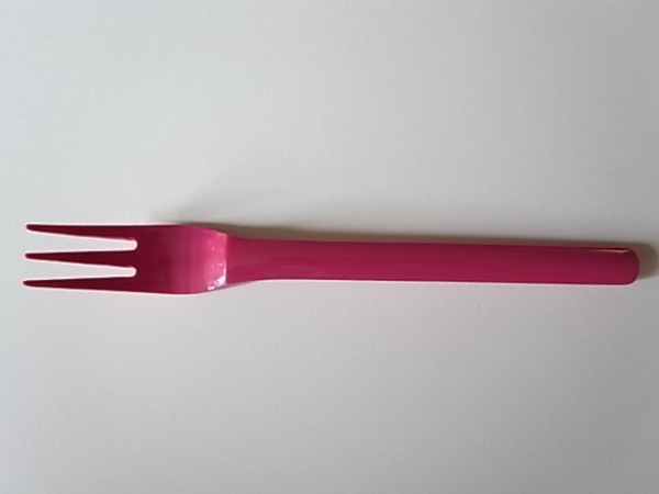 プラスチックフォーク ピンク