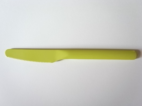 プラスチックナイフ ライトグリーン