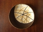 和紙皿　尾形乾山 フチ茶