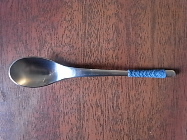 ティースプーン ブルーひも巻