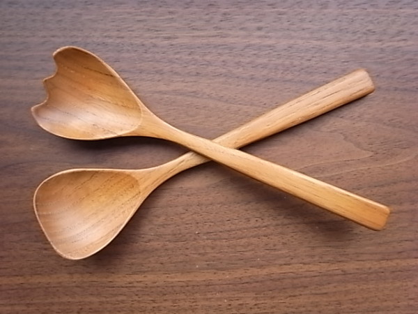 A.T. サラダサーバー wood