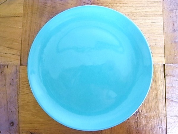 陶器プレート　 ターコイズ
