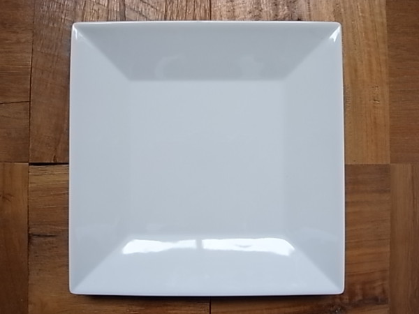 POST　DETAIL　 磁器ホワイトスクエアプレート