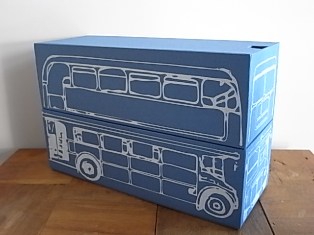 PAPER BOX BUS　ブルー