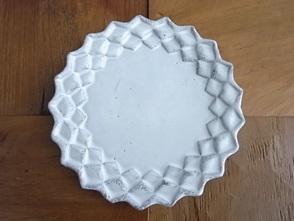 ASTIER de VILLATTE　キューブソーサー　リム2重